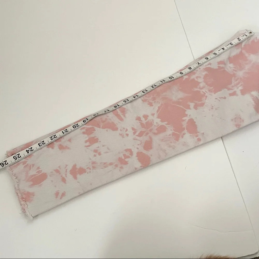 NWT Levi’s 721 High Rise Skinny Ankle Pink Tie Dye Jeans Size 27 - Picture 13 of 14